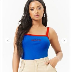 Euphoria Graphic Crop Cami